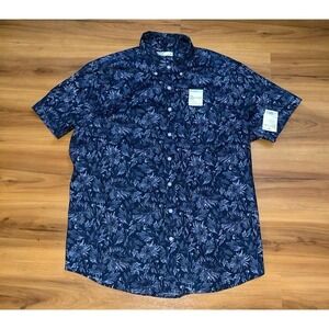 Mens NWT Sonoma Floral Beach Button Down Casual Shirt